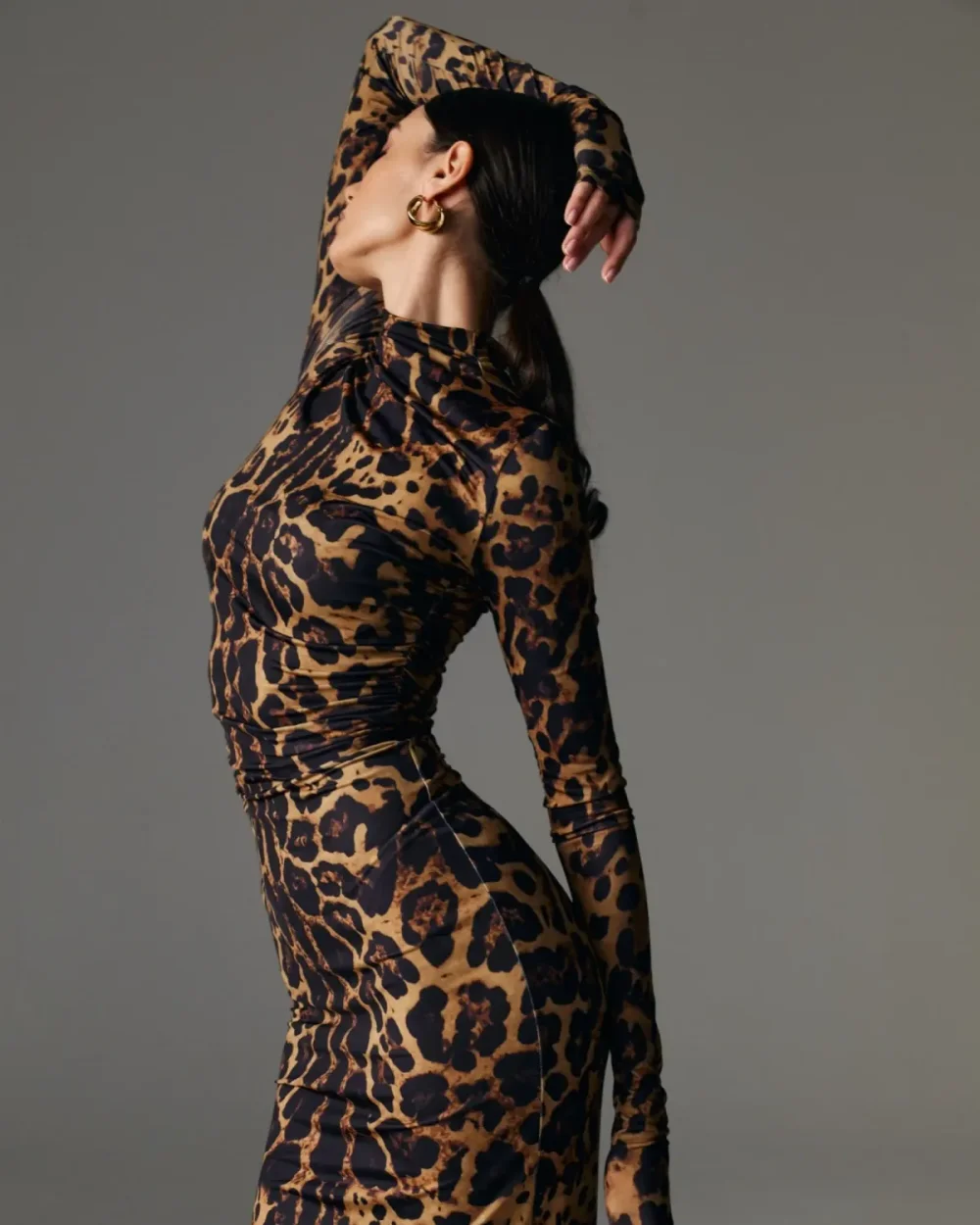 Платье Passion maxi, Коричневый