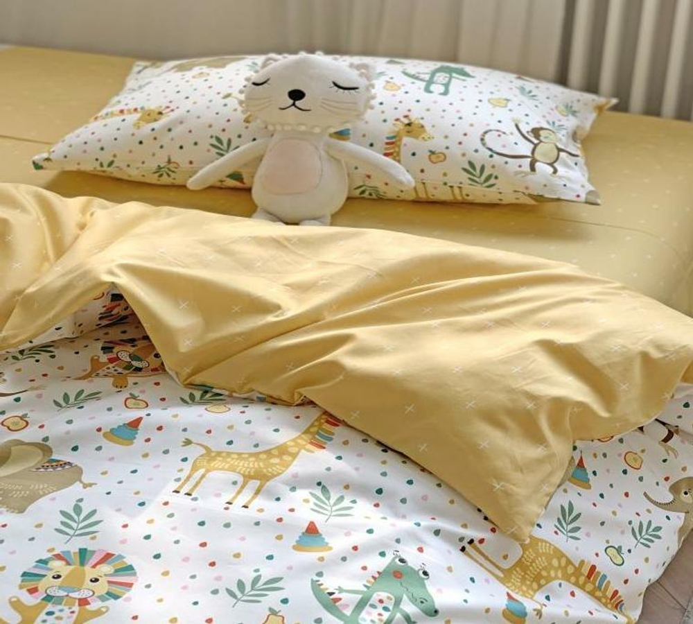 ZEPHYR HOME Постельное белье Полуторка Египетский хлопок Белый