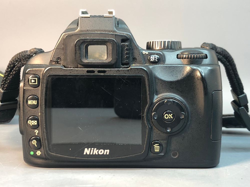 Nikon D60, 23700 кадров пробега.