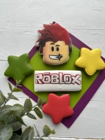 Имбирные пряники на торт Роблокс набор