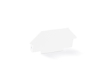Заглушка для корпуса в натяжной потолок Standard 220V GL7203 WH белый 62*30*1.2 (2шт. в упаковке)