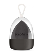[Solomeya] Косметический спонж для макияжа со срезом ЧЕРНЫЙ Flat End Blending Sponge Black, 1шт