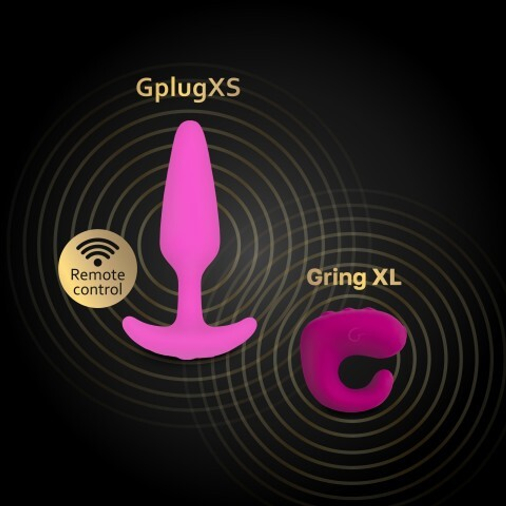 Gvibe Gring XL - Вибрирующее кольцо на палец 2 в 1, 5х3.7 см