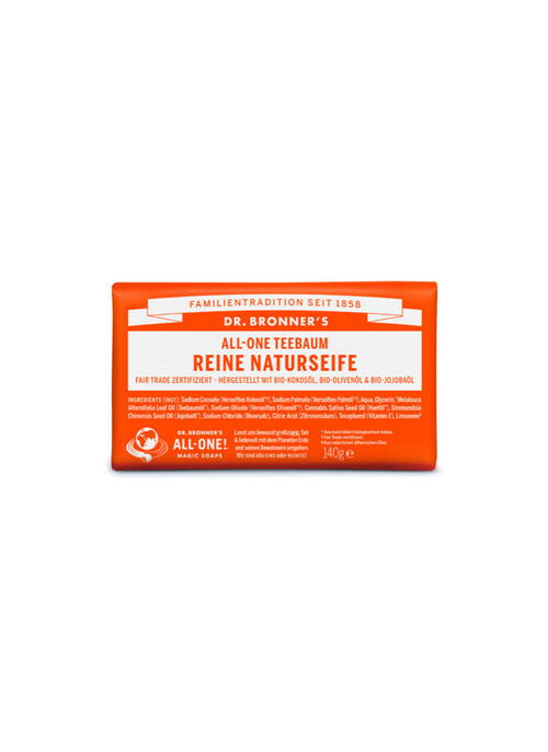 Натуральное мыло Dr. Bronner's с маслом чайного дерева, 140 гр