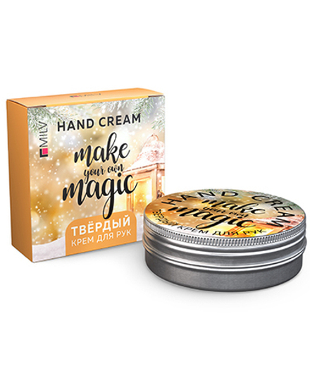 Твердый крем для рук на пчелином воске Защитный 30 мл "ЦИТРУСОВЫЙ ДЖЕМ" Milv