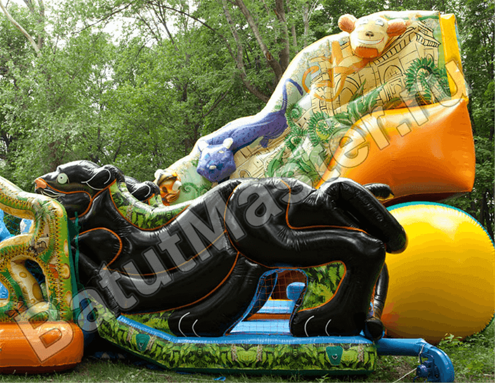 Коммерческий надувной батут "Нильский крокодил"