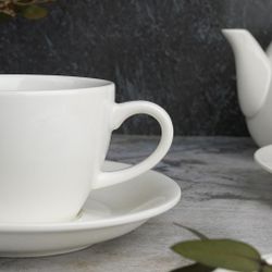 Чайная пара 220 мл белая d 9 см h6,5 см фарфор P.L. Proff Cuisine [4]