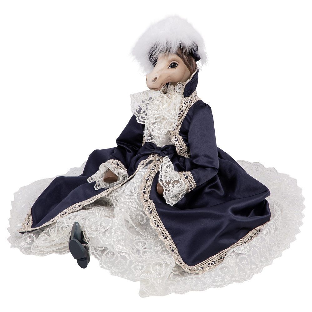 Кукла интерьерная коллекционная Лошадь Каролина