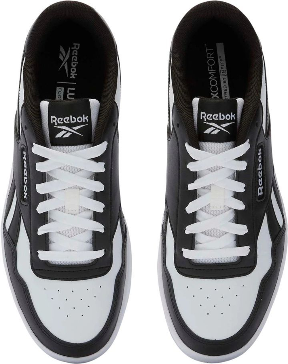 Кеды REEBOK COURT ADVANCE бело-черно-серый