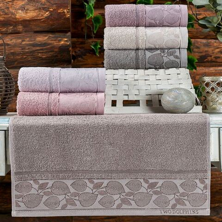 Полотенце махровое "АВТ. PENZA" TWO DOLPHINS, 100% хлопок, Турция.