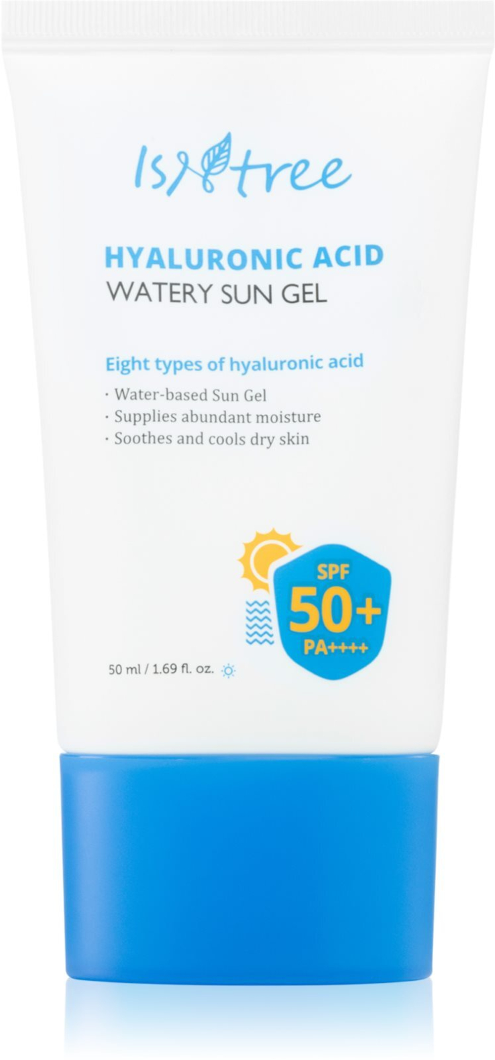 Isntree Hyaluronic Acid - защитный гель-крем для чувствительной и сухой кожи /  SPF 50+ 50  ml  / GTIN 8809686384204