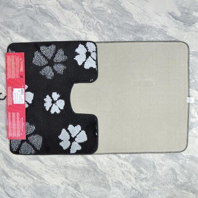 Коврик MAXIMUS 2шт 60*100/50*60см, 2513 BLACK