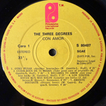 The Three Degrees ‎– With Love (Испания 1975г.) Т
