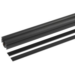 Магнитный трековый шинопровод ЭРА TRM-PC20-200 B встраиваемый для натяжных потолков 2м черный для системы NOVA ver.2 | Магнитный шинопровод и аксессуары