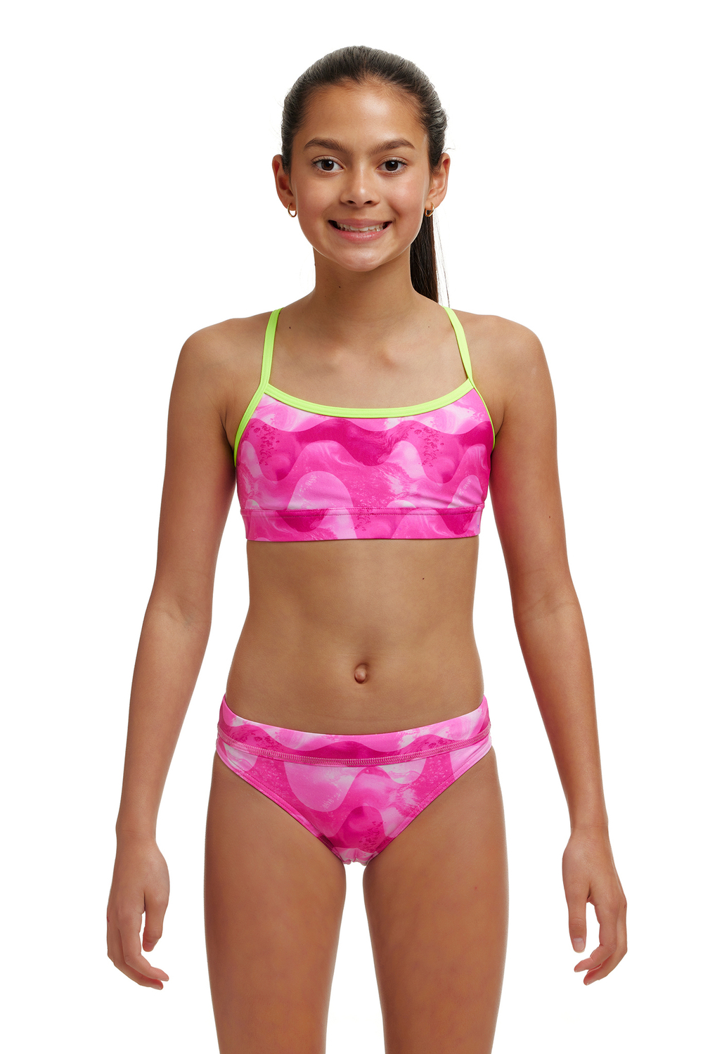 Купальник FUNKITA Girl's Pink Caps