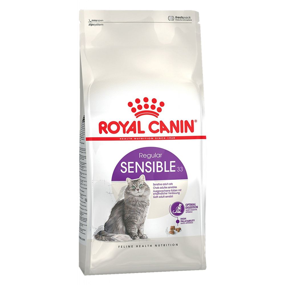 Royal Canin Sensible 33 Корм сухой  для взрослых кошек с чувствительным пищеварением 1,2 кг