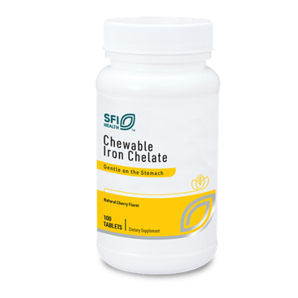Chewable Iron Chelate 100 таблеток Klaire Labs / SFI Health