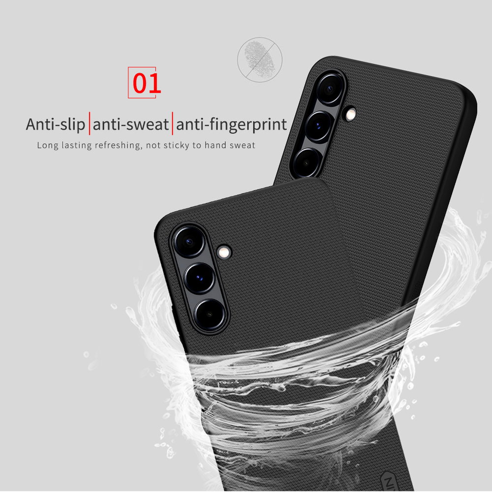 Тонкий жесткий чехол от Nillkin для смартфона Samsung Galaxy A16 5G, серия Super Frosted Shield