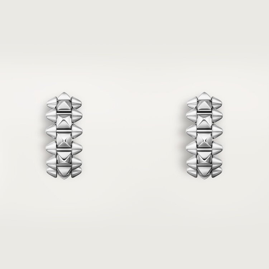Серьги Clash de Cartier earrings, mini model в белом золоте
