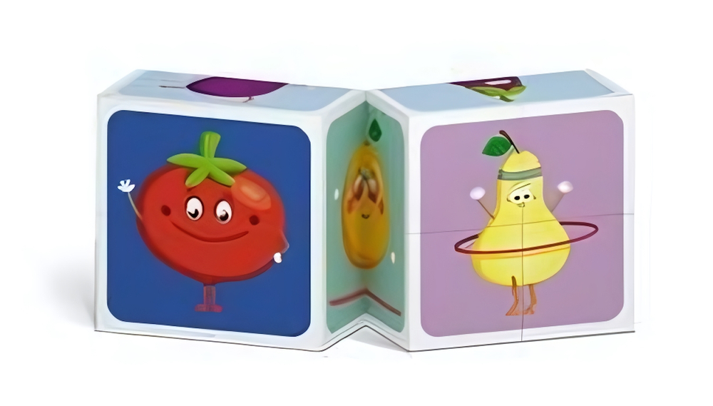 Кубик трансформер «Овощи и Фрукты» (Стеллар)