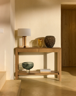 Оранжевая стеклянная ваза Nicora, 23 см