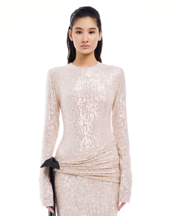 Платье Isadora (Исадора) пайеточное золото