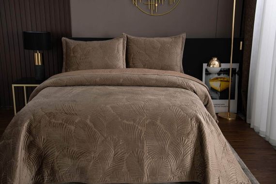 Ноэль (капучино) Покрывало 160х220