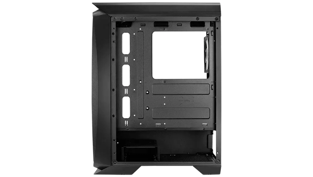 Компьютерный корпус без БП, Aerocool, Aero One Frost-G-BK-v1, ATX/Micro ATX, USB 2*3.0, HD-Audio+Mic, Кулер 4*12см Frost