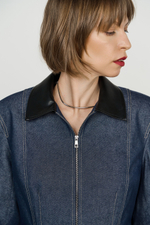 Жакет джинсовый