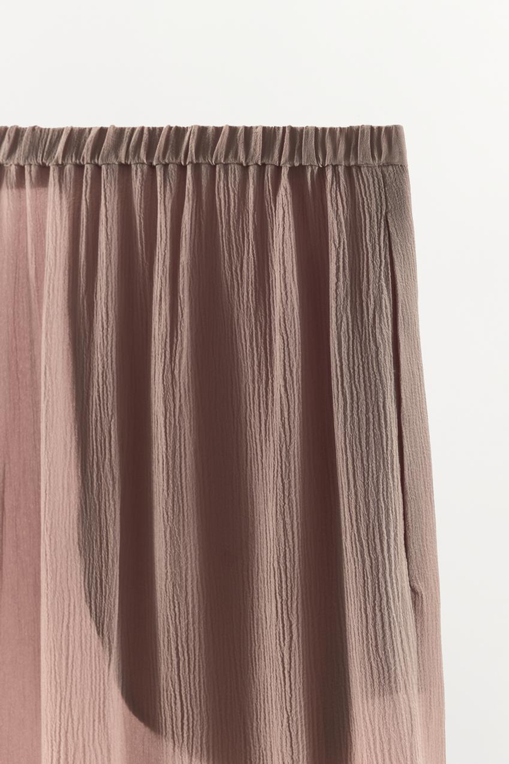 ZARA БРЮКИ ИЗ 100% ВИСКОЗЫ, ОТТЕНКИ ФИОЛЕТОВОГО