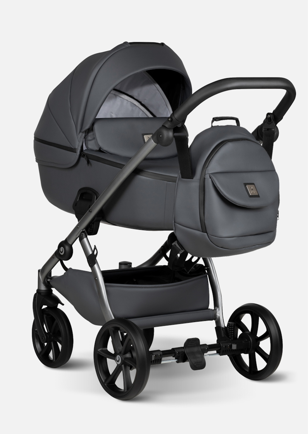 Tutis Коляска 2 в 1 UNO 5+ Leather Licorice