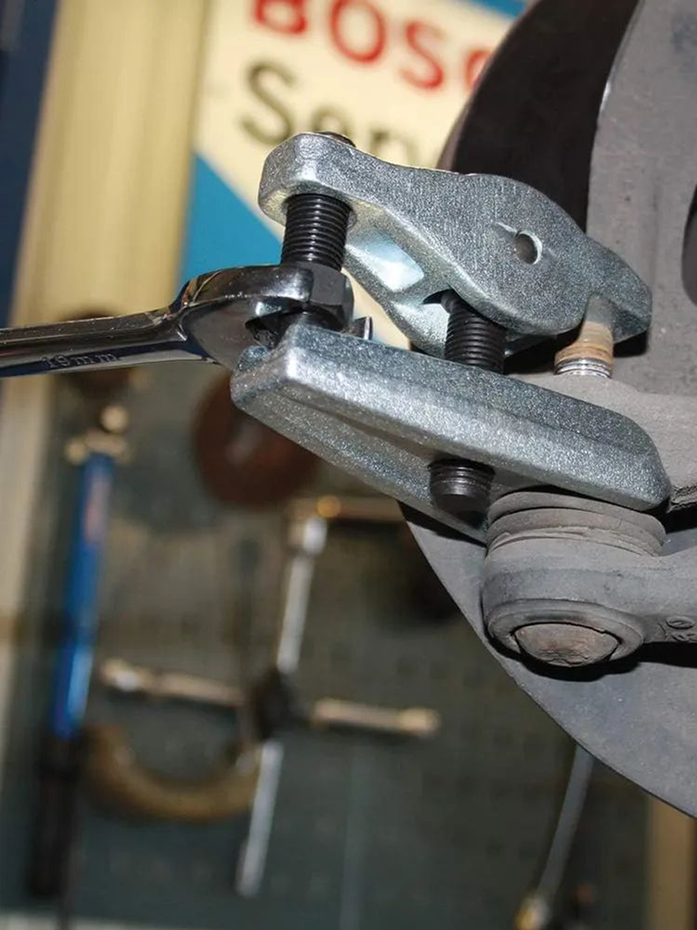 Съемник шаровых опор и наконечников рулевых тяг 20 мм, H 0-50 мм