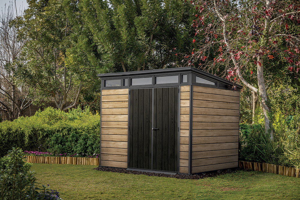 Садовый сарай Keter Signature Pent 9x7 ashwood