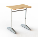Парта Nova одноместная, регулируемая