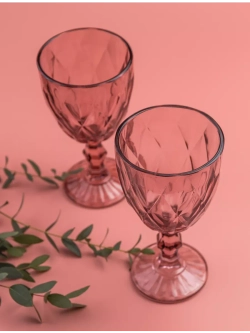 Набор фужеров для вина, 330 мл, 6 шт. Пурпурные