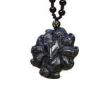 Подвеска обсидиан Девятихвостая лиса О-22