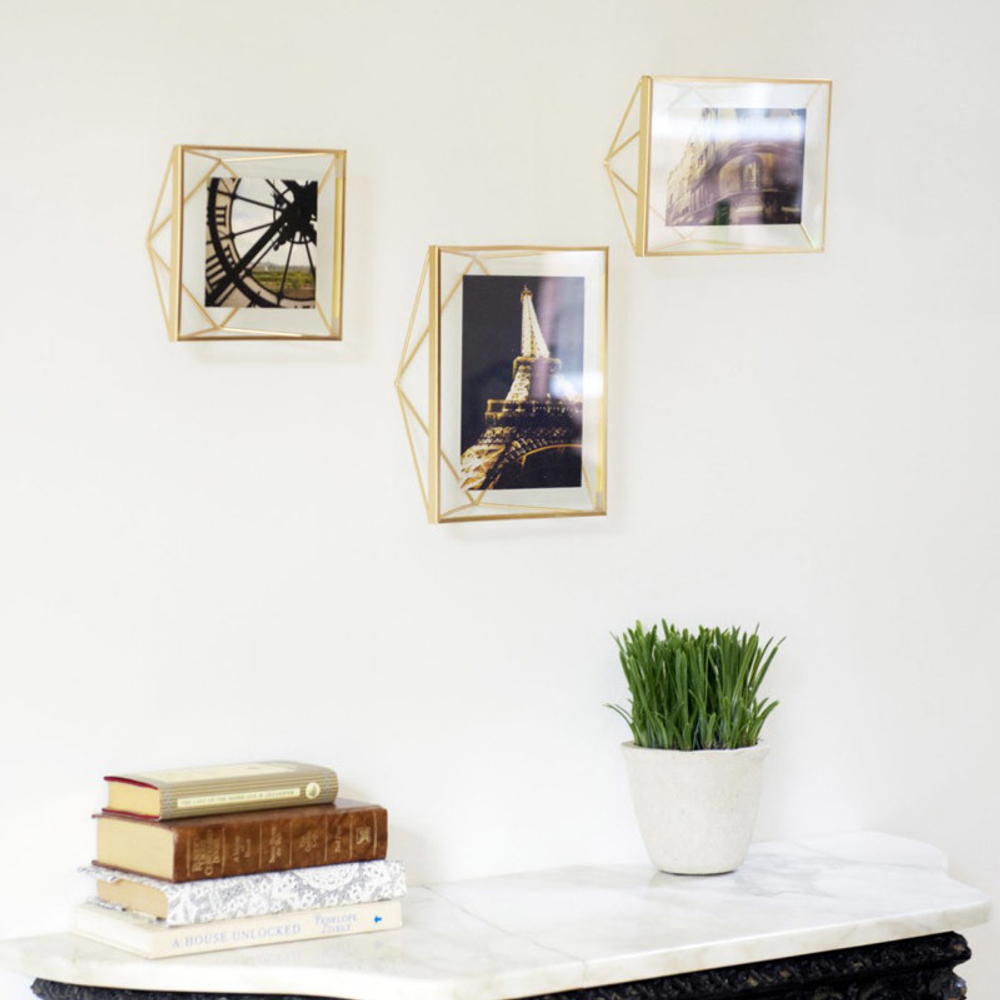 Фоторамка Prisma 20х25 золотистая Umbra