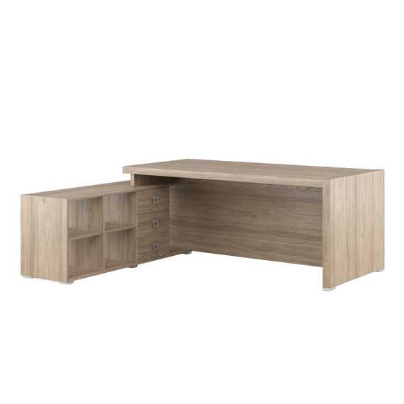 Стол письменный на опорной креденции Solid 195x174x75
