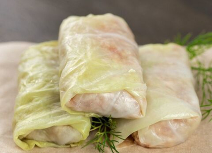 Голубцы традиционные с мясом и рисом (120 гр.)