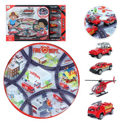 Игровой набор с транспортом, коробка 6688-153D