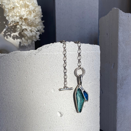 Колье Ciclon LAGUNA NEGRA CELESTE B241809-36