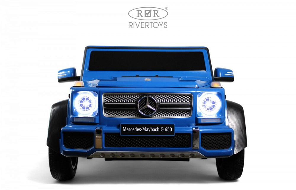 Детский электромобиль RiverToys Mercedes-Maybach G650 Landaulet M999MM BLUE/синий