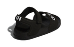 Children's adidas Adilette Sandal K space leather non-slip wear-resistant sandals black