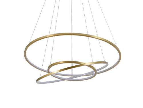 Подвесная светодиодная люстра Newport LOREN 15303N/S brass, М0071014