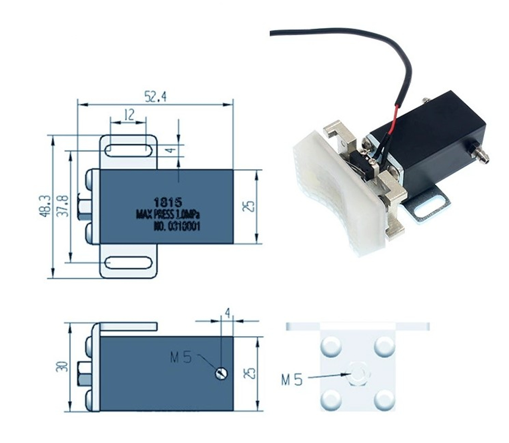 1815wdc – Удерживающий пневматический захват