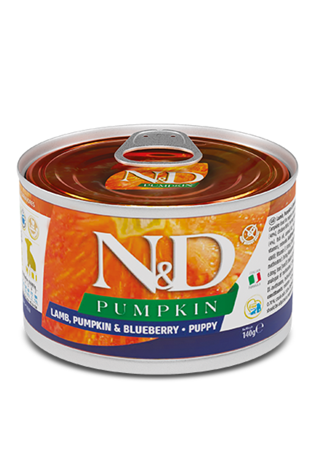 Фармина  N&D Dog Pumpkin Консервы ягненок с черникой для щенков мини, 140г
