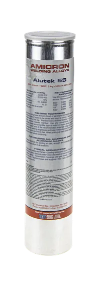 Alutek 5S d.4 (уп 2кг) Сварочные электроды Amicron W.A. (2/8) 06AMAL40