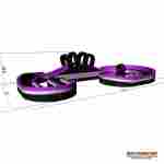 Надувная трасса «Мягкие гонки» безопасная, 16×8×3 м