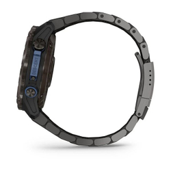 Умные часы Garmin Descent MK3i - 51 мм титан Carbon Grey DLC с черным силиконовым ремешком и приемопередатчиком Descent T2