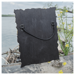 Картина из кожи «Шаманка»